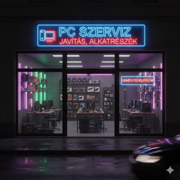 Számítógép és laptop alkatrész üzlet - szerviz