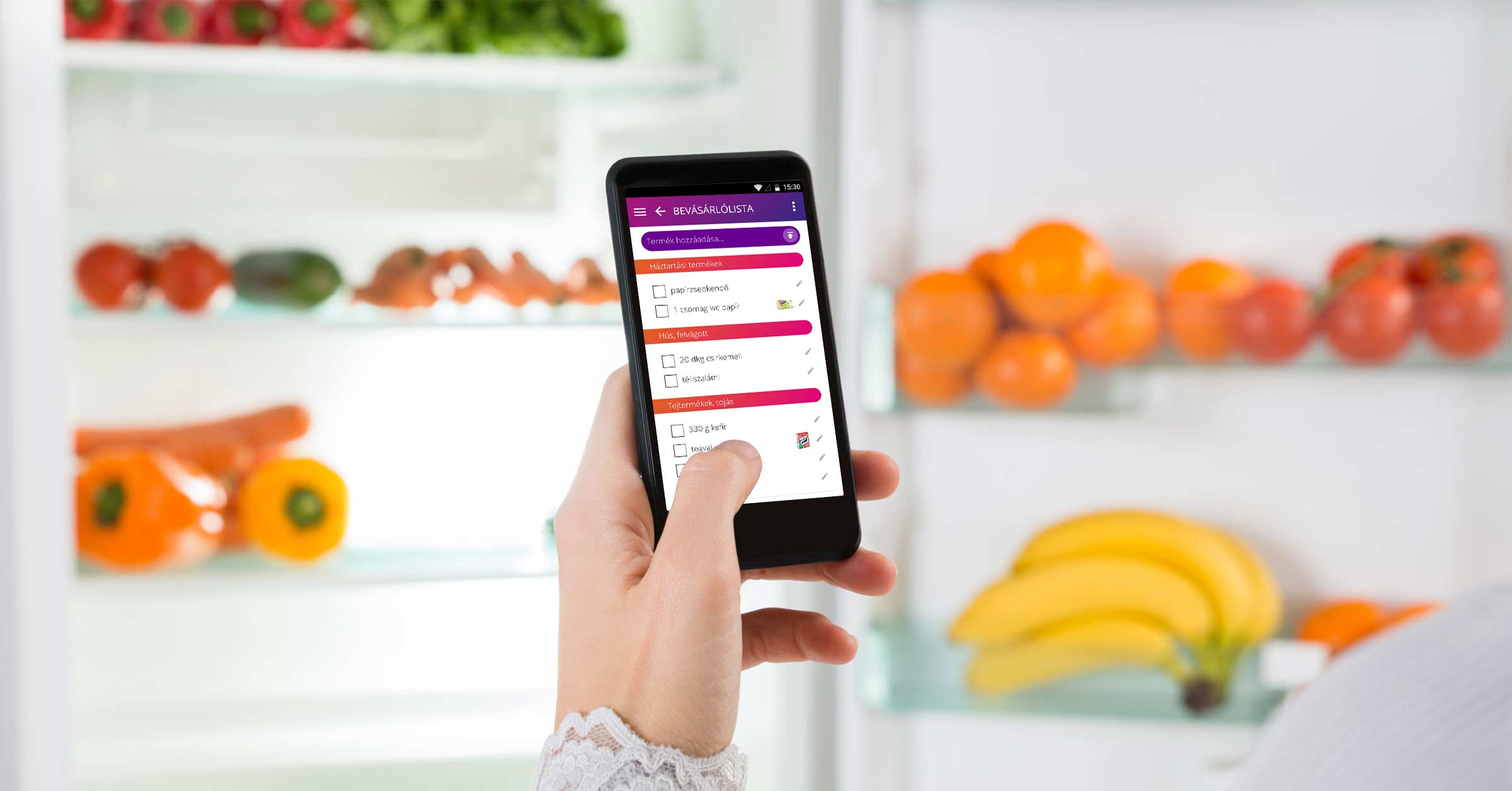 Smartlyst - Bevásárlólista és recept kezelő app